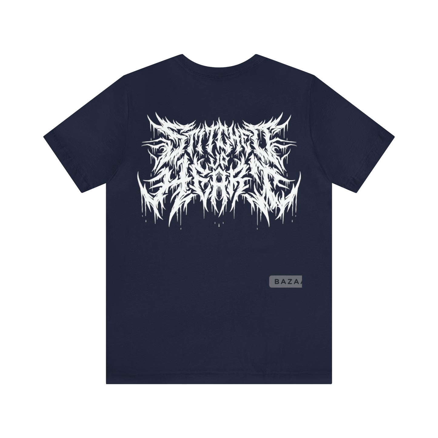 Death Metal logo Tee White