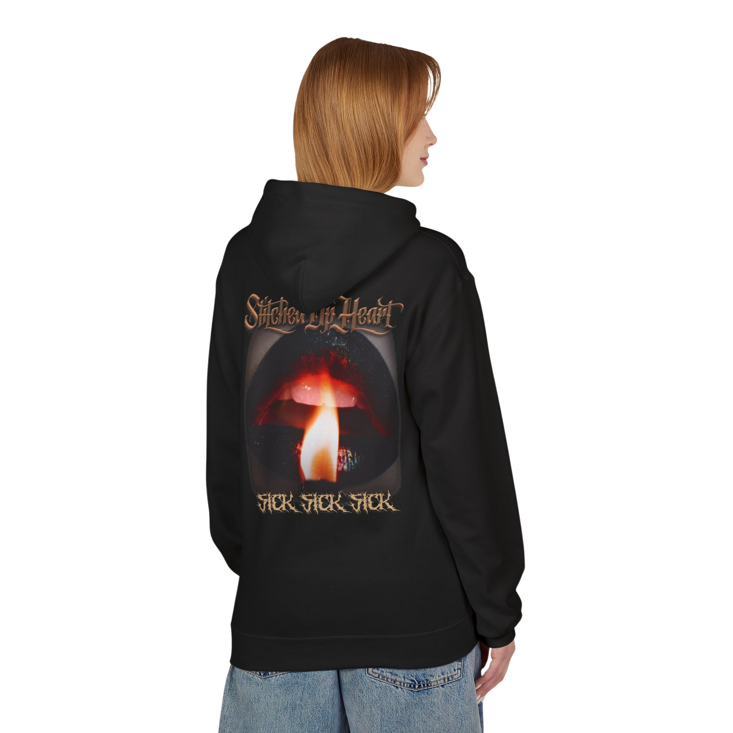 SICK SICK SICK Lips Pullover Hoodie