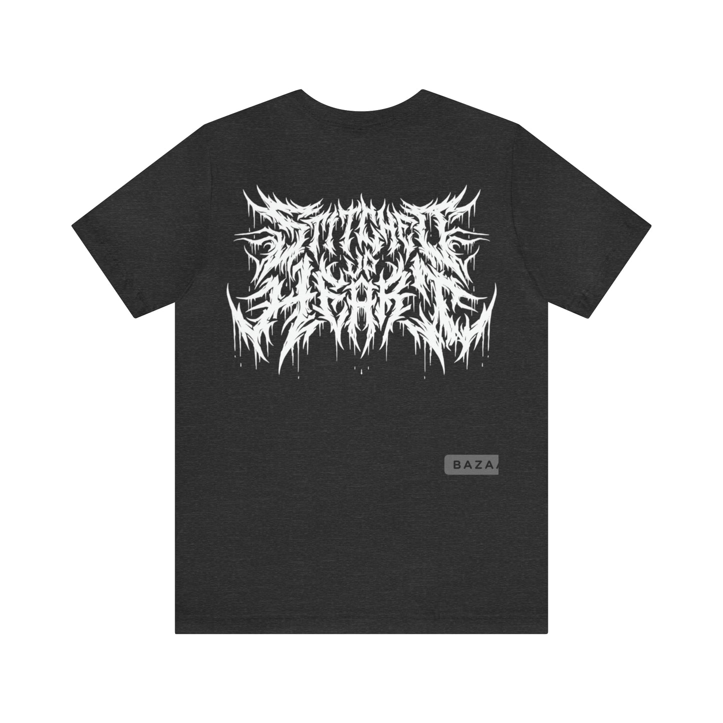 Death Metal logo Tee White