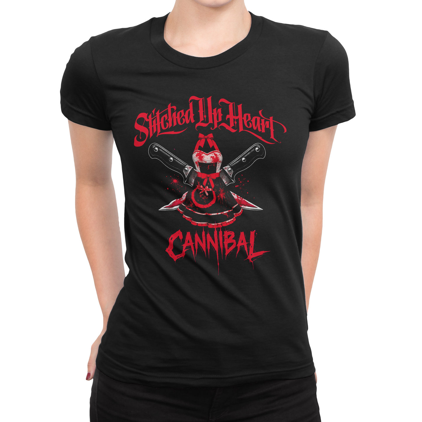 Limited Edition "CANNIBAL" Black Women's T-Shirt