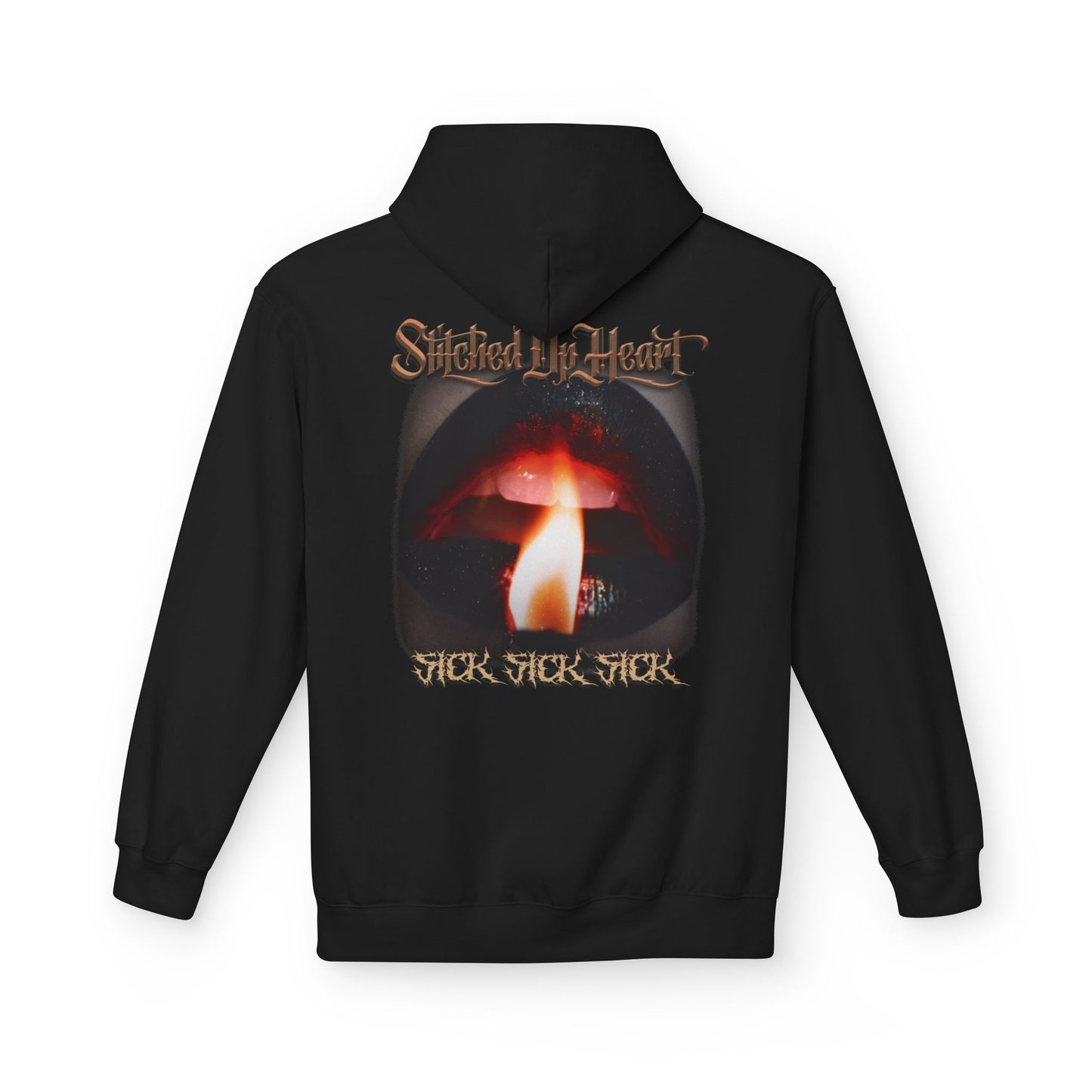 SICK SICK SICK Lips Pullover hoodie