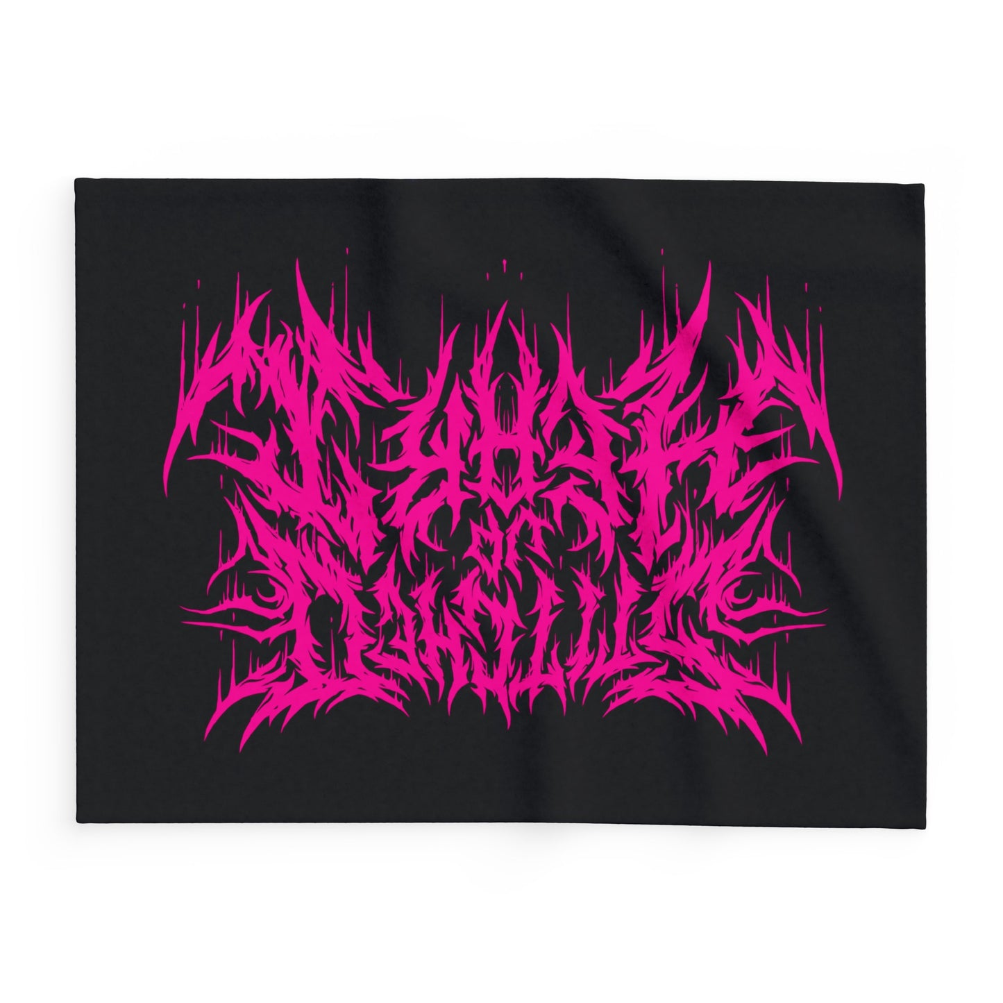 Death Metal Fleece Blanket