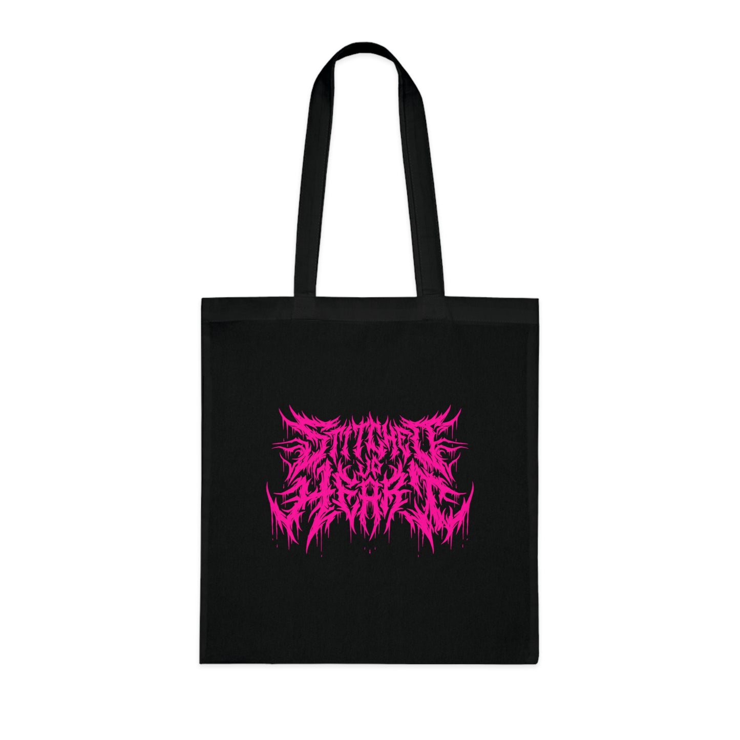 Death Metal Tote B&W