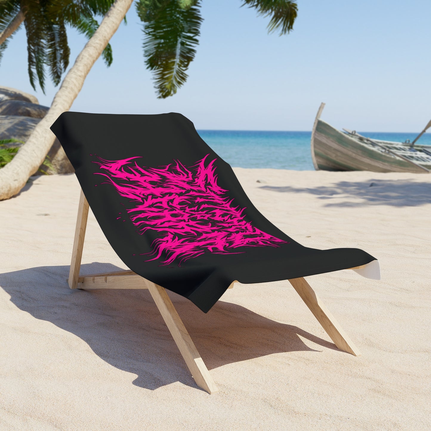 Death Metal Beach Towel