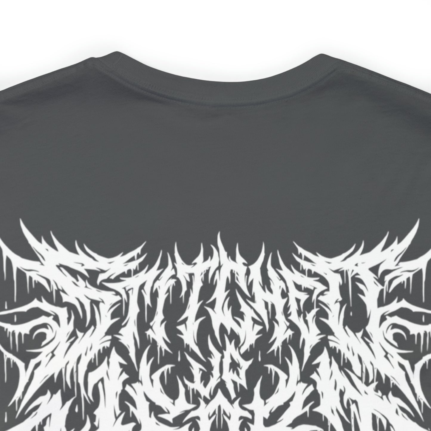 Death Metal logo Tee White