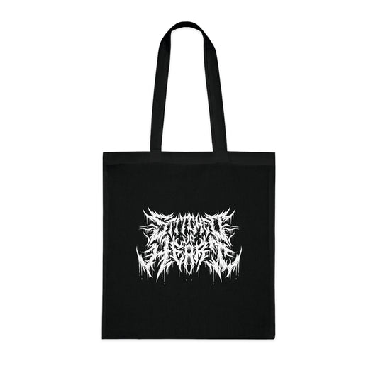 Death Metal Tote B&W