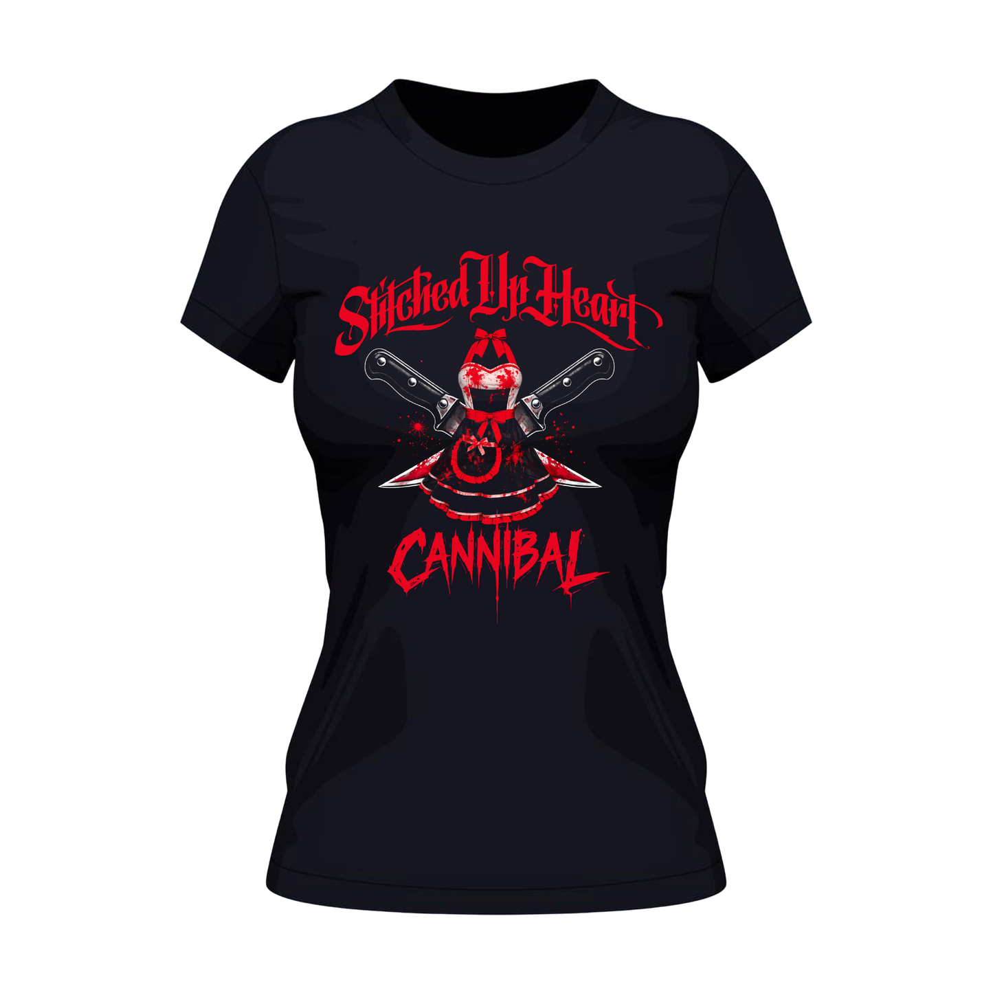 Limited Edition "CANNIBAL" Black Women's T-Shirt