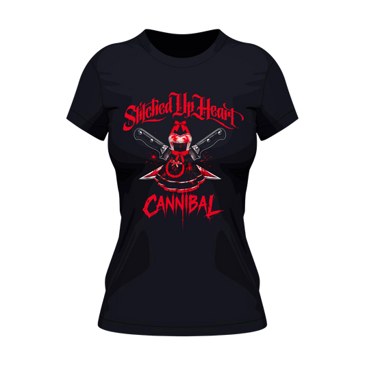 Limited Edition "CANNIBAL" Black Women's T-Shirt