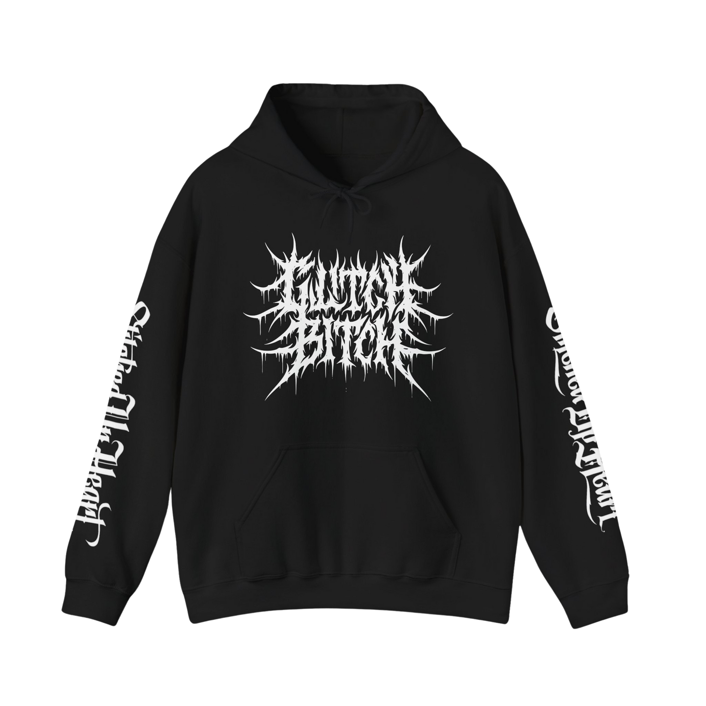 Glitch Bitch Metal Pullover Hoodie