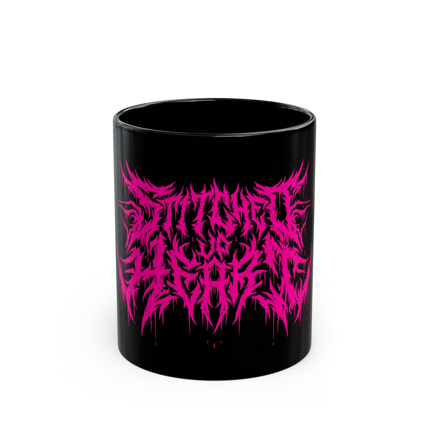 Black & Pink Mug (11oz, 15oz)