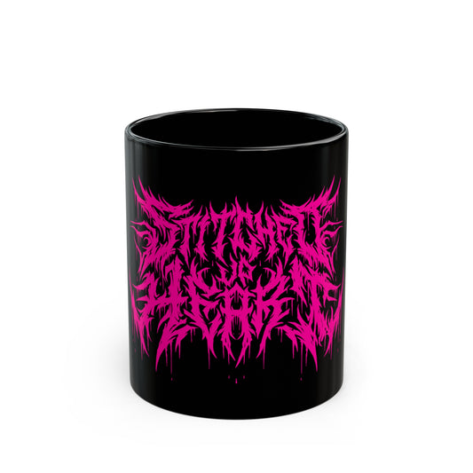 Black & Pink Mug (11oz, 15oz)