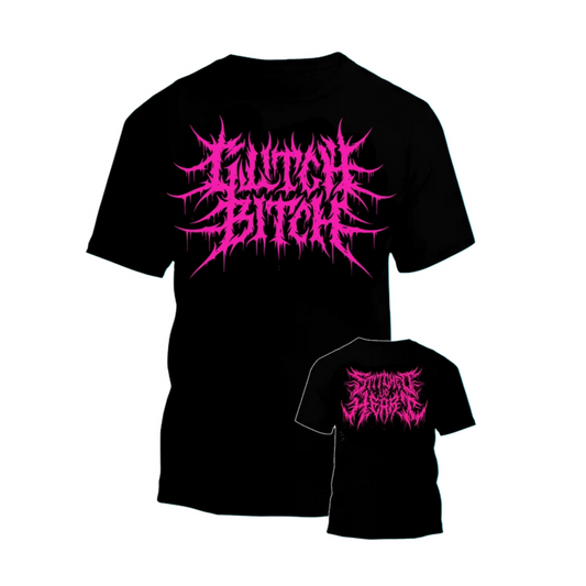 Pink Glitch Bitch Tee