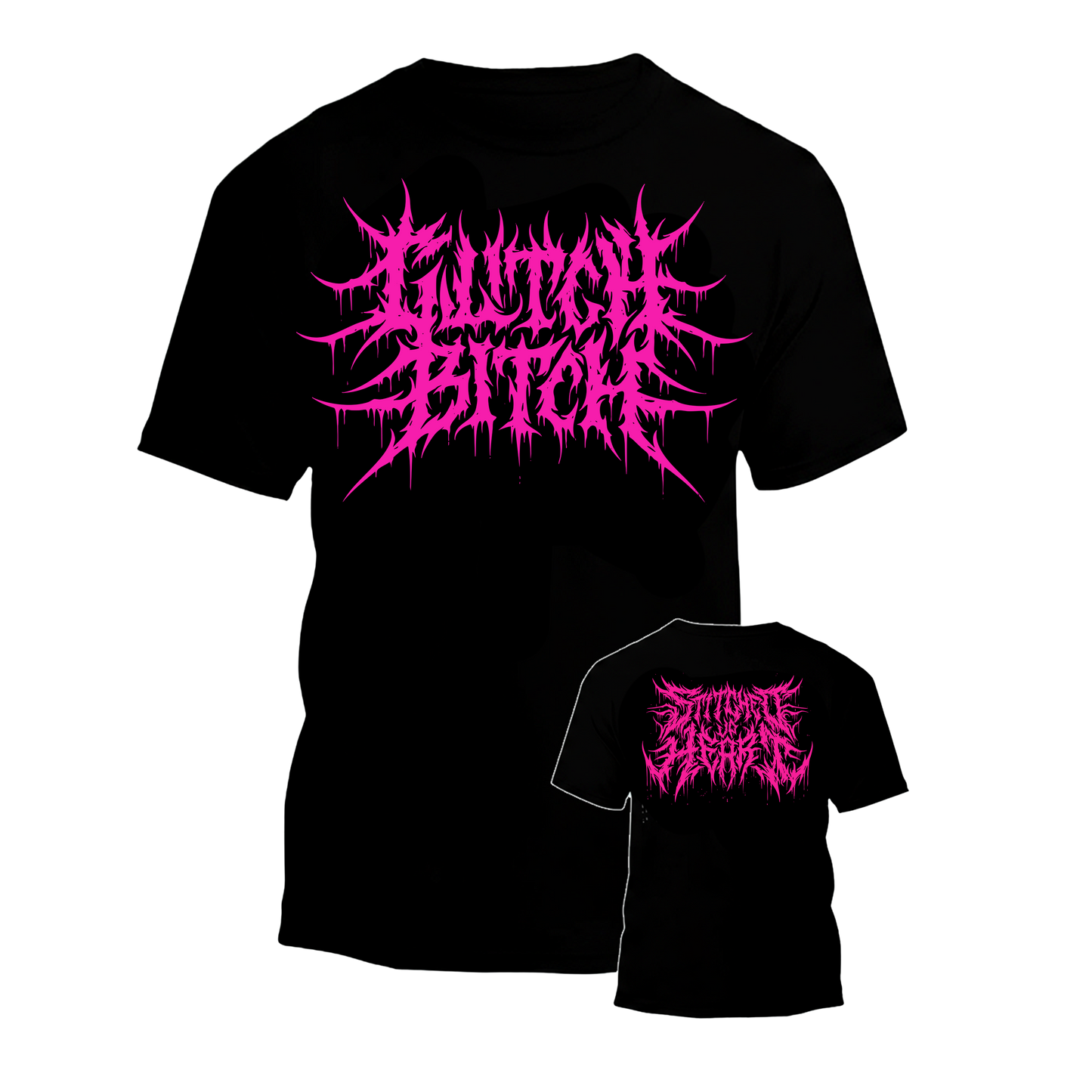 Pink Glitch Bitch Tee