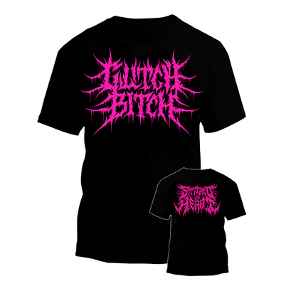 Pink Glitch Bitch Tee