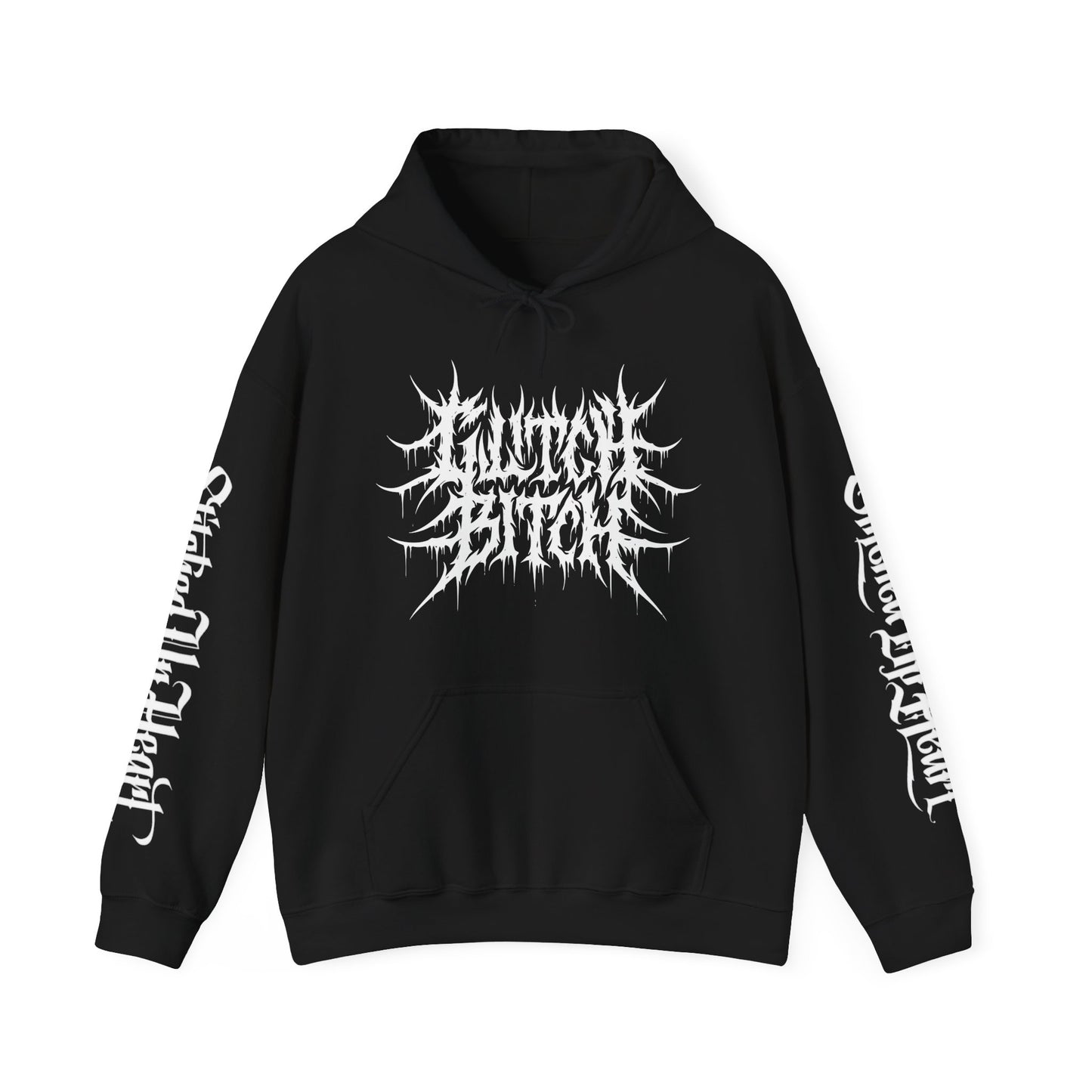 Glitch Bitch Metal Pullover Hoodie