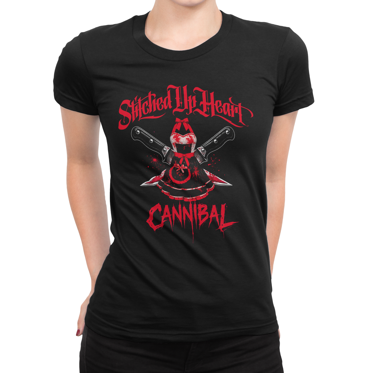 Limited Edition "CANNIBAL" Black Women's T-Shirt