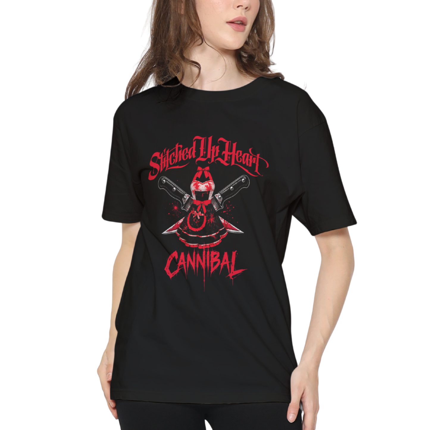 Limited Edition "CANNIBAL" Black Women's T-Shirt