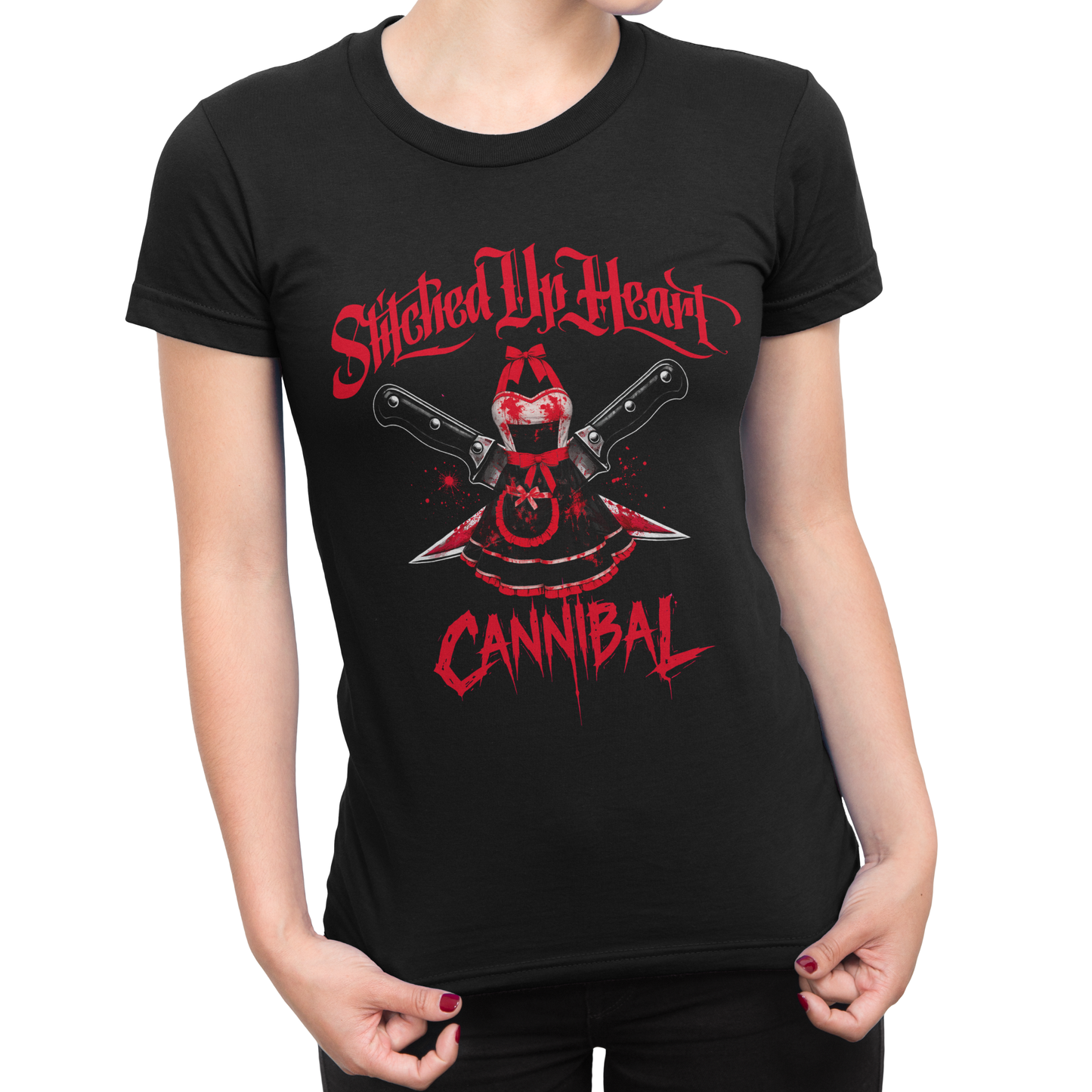 Limited Edition "CANNIBAL" Black Women's T-Shirt