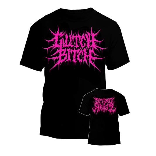 Pink Glitch Bitch Tee