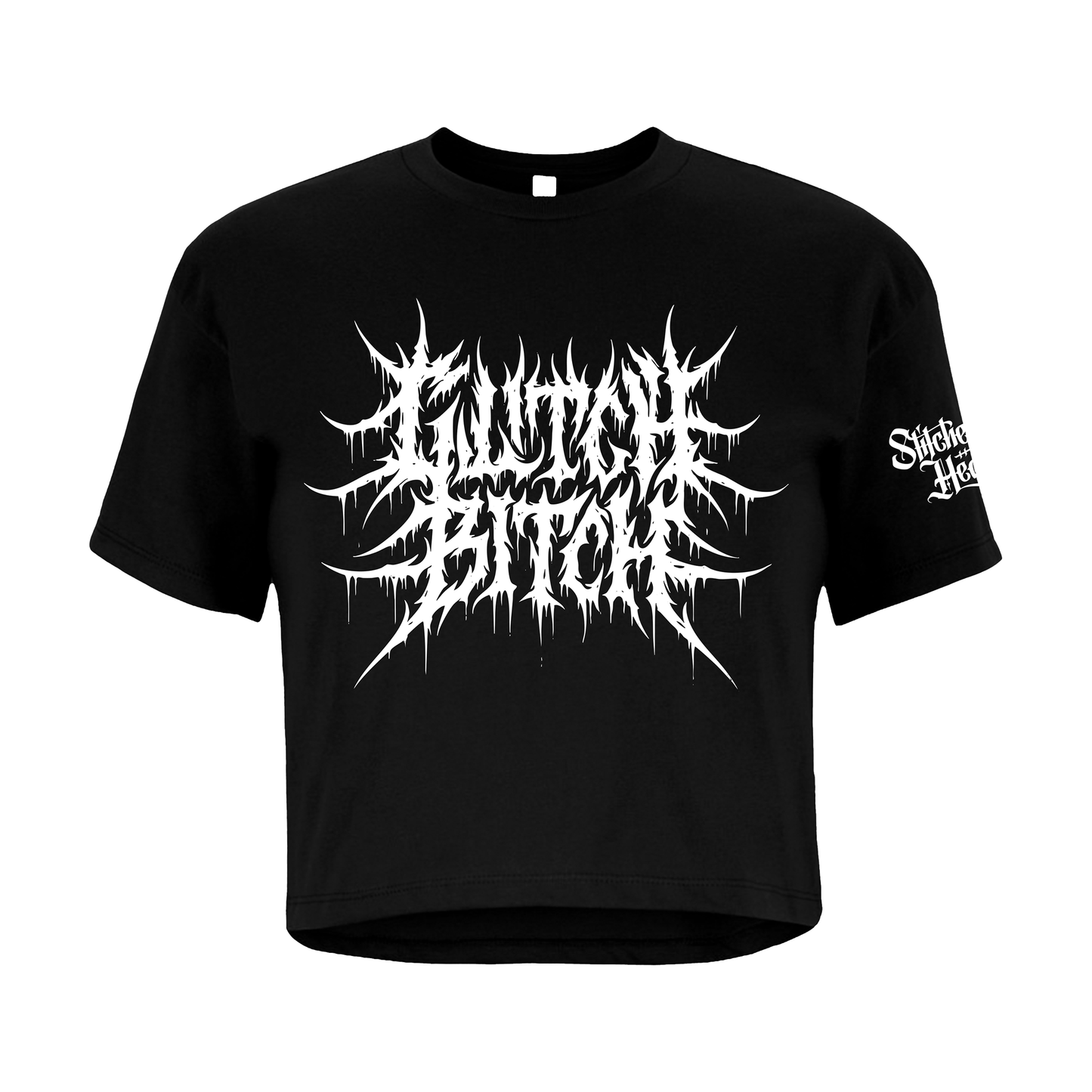 Glitch Bitch Crop Top