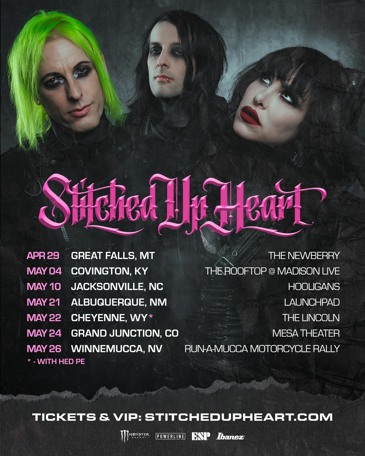 VIP - Stitched Up Heart - On The Prowl Tour