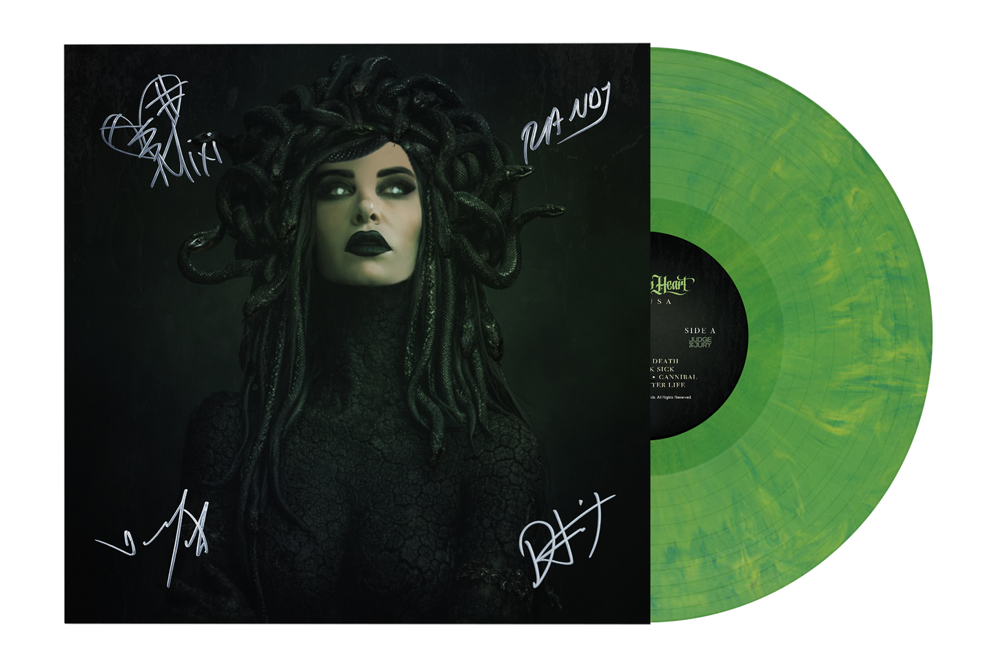 MEDUSA SIGNED Acid Green Colored Vinyl (Online Exclusive)