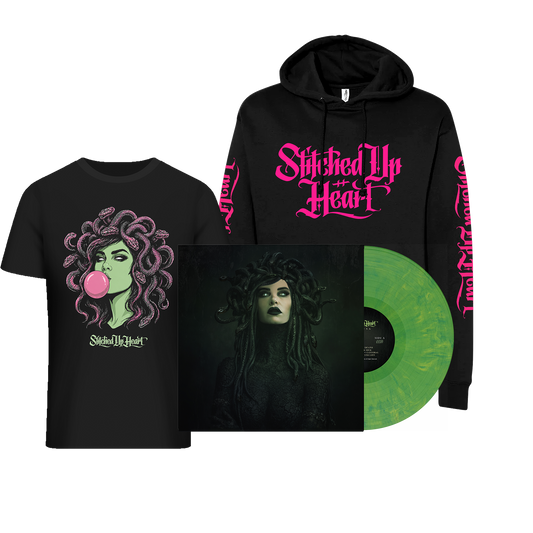 Stitched Up Heart – Hooded MEDUSA – Vinyl Bundle