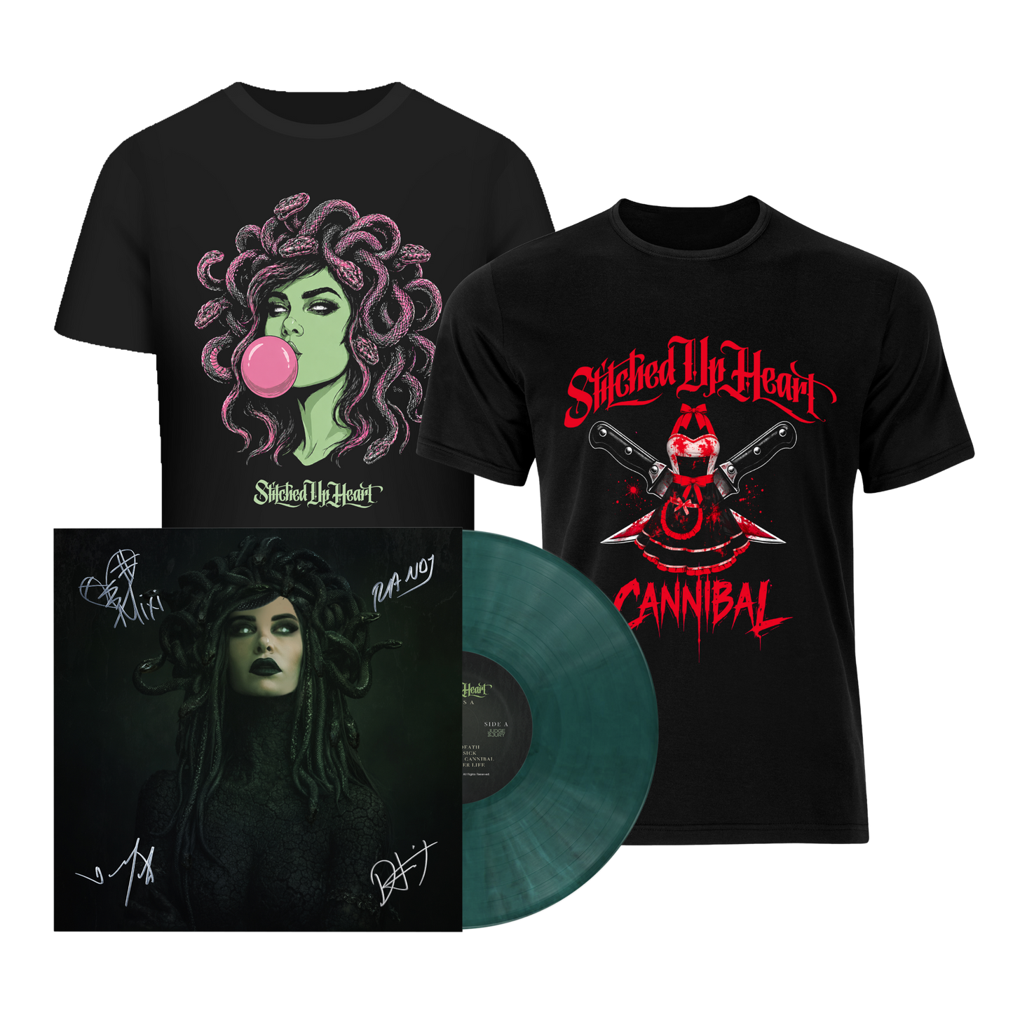 Stitched Up Heart - Signed Venomous Cannibal Bundle
