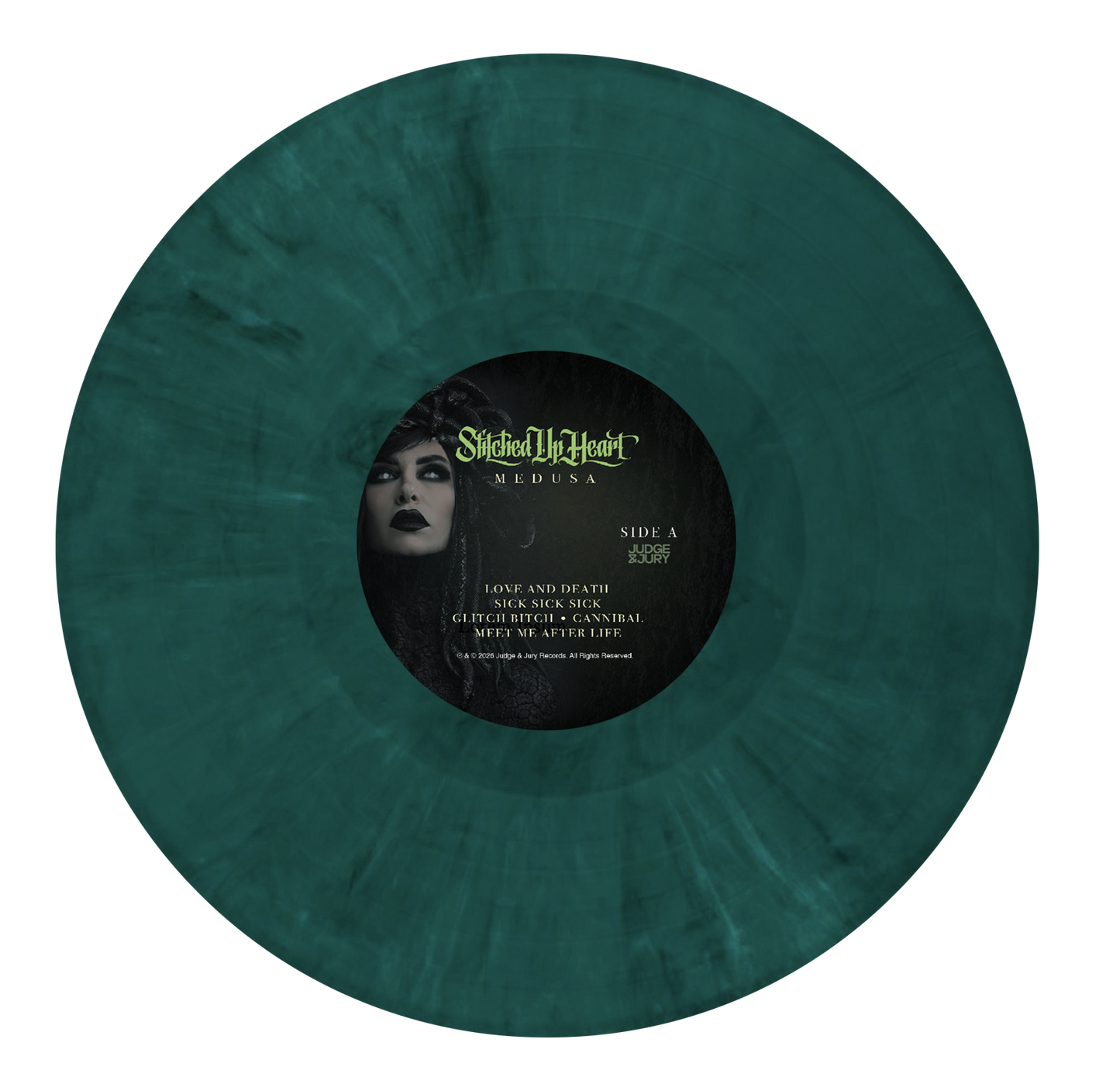 MEDUSA Serpent Green Colored Vinyl - SIGNED (Online Exclusive)