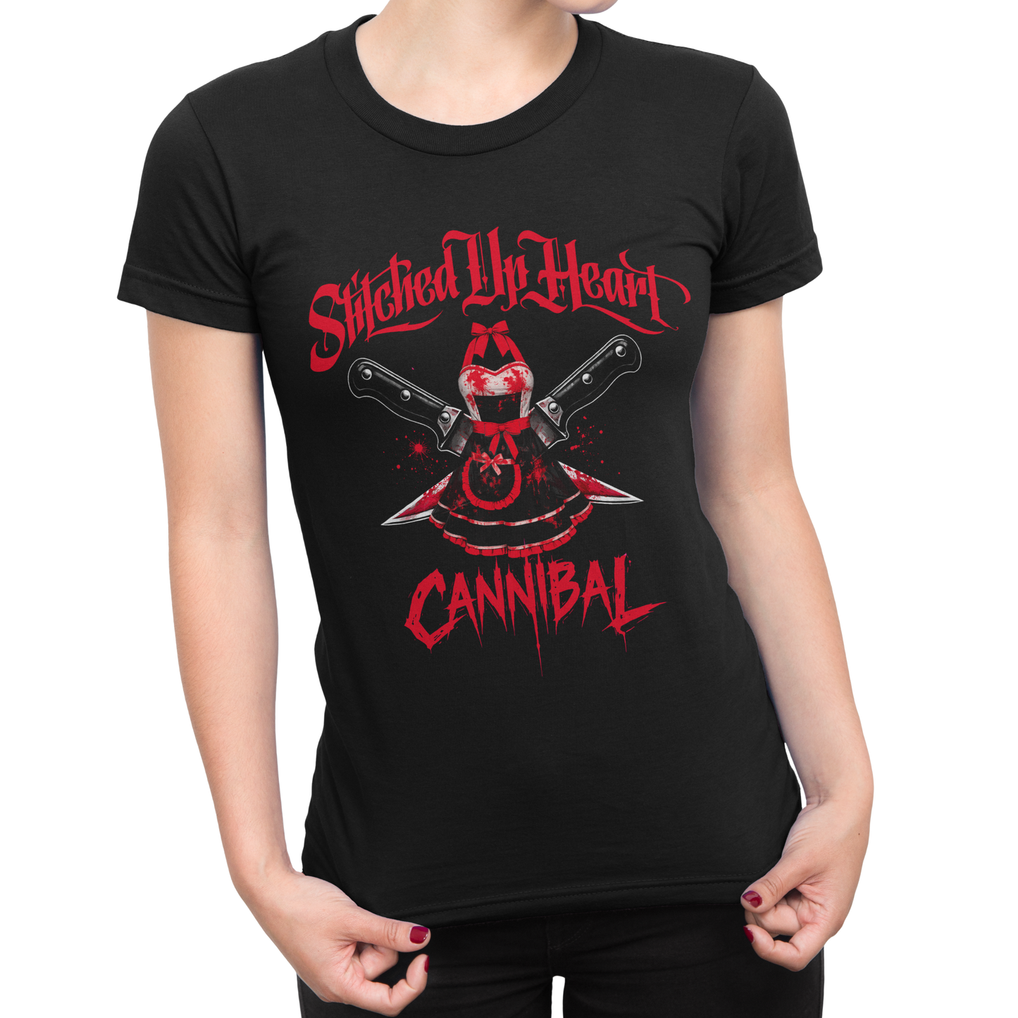 Limited Edition "CANNIBAL" Black Women's T-Shirt