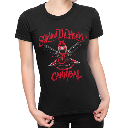 Limited Edition "CANNIBAL" Black Women's T-Shirt